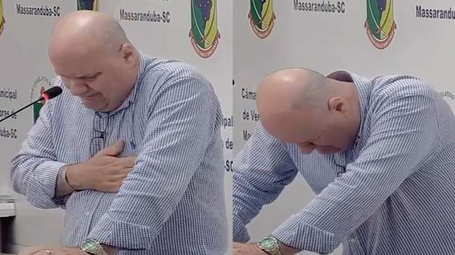 The councilor is sick and unlucky during the Plenary’s speech in SC; I wait