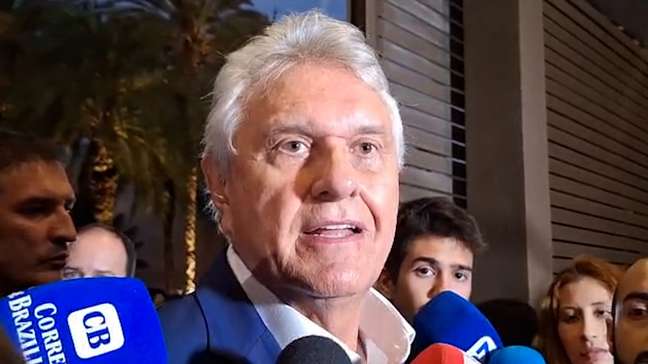 'Chegando à presidência o primeiro ato que eu assino é a anistia', diz Caiado