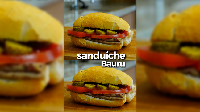 Receita do lanche Bauru 