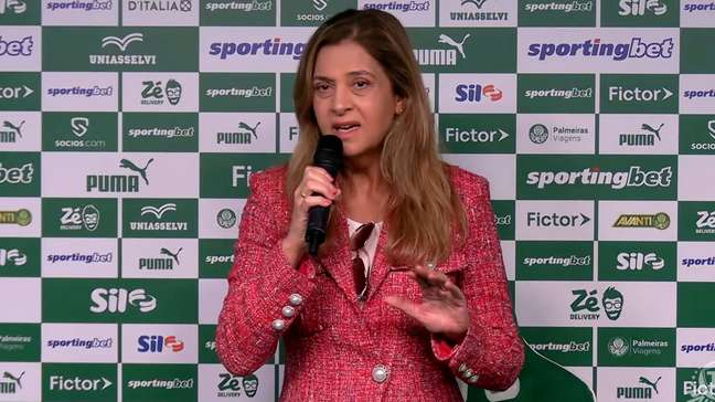 Leila Pereira diz ‘deletar’ críticas da Mancha Verde e reafirma intenção de renovar com Abel Ferreira até 2027
