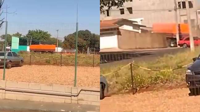 Semi-reboque desgovernado atinge carro, poste e destrói muro de casa em São Paulo