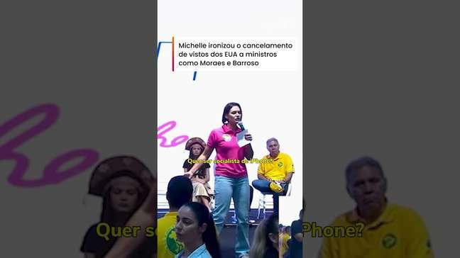 'Perdeu o visto? Vai para o Beto Carrero', ironiza Michelle Bolsonaro em evento do PL #shorts