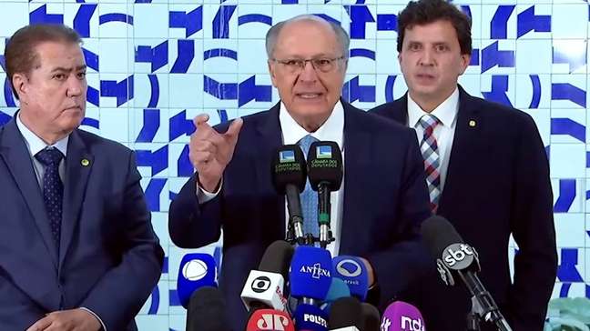Geraldo Alckmin diz que Motta dará prioridade ao pacote contra tarifaço