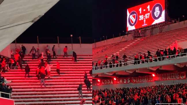 Jogo da Sul-Americana é suspenso após barbárie em estádio na Argentina