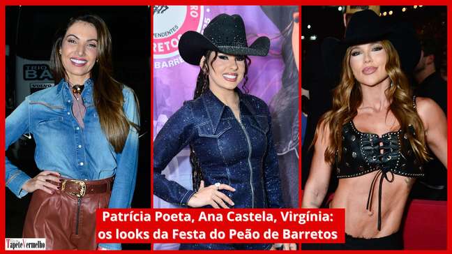 Poeta, Castela, Virgínia: 18 looks das famosas em Barretos