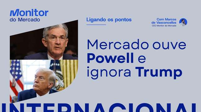 Mercado ouve Powell e ignora Trump