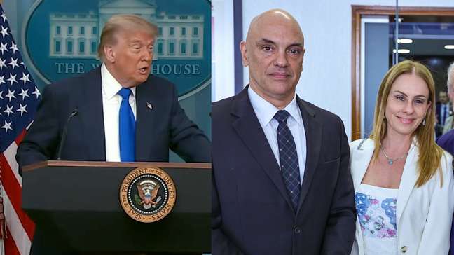 Moraes chama de 'ilegal e lamentável' sanção dos EUA contra sua esposa