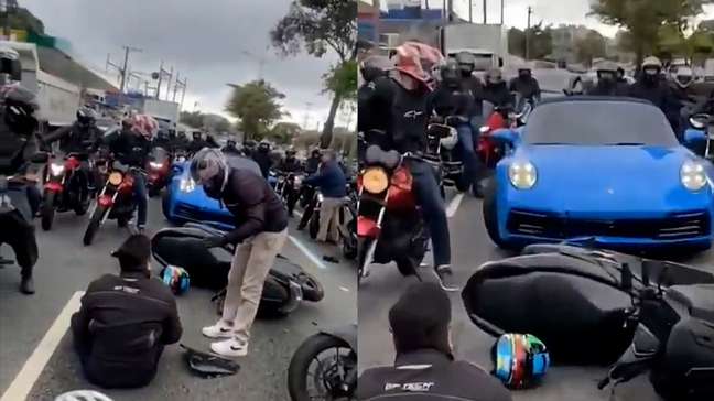 Influenciador em Porsche atropela motociclista na zona sul de São Paulo