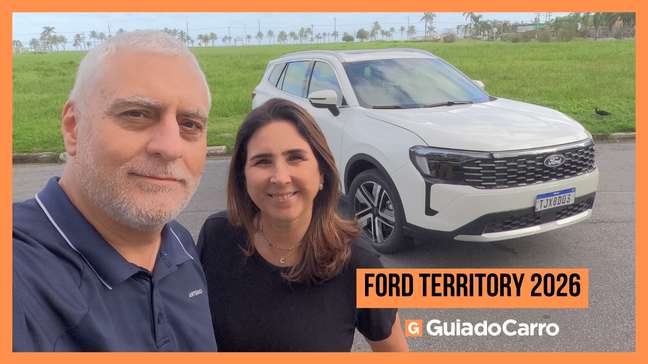 Novo Ford Territory 2026 mostra seus atributos de SUV familiar