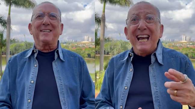 Galvão Bueno celebra confirmação de que irá narrar a sua 14ª Copa do Mundo: ‘Que alegria’