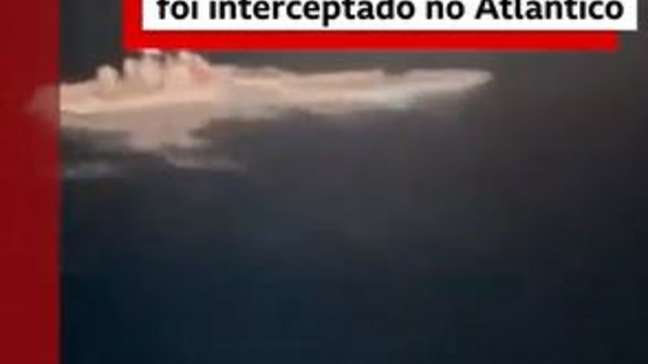 O submarino com 1,7 tonelada de cocaína que foi interceptado no Atlântico