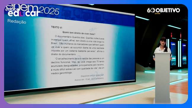 Enem 2025: Redação abordou o envelhecimento; veja se seu texto foi pelo caminho certo