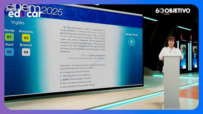 Enem 2025: prova de inglês do Enem tinha 3 questões fáceis e 2 com vocabulário rebuscado