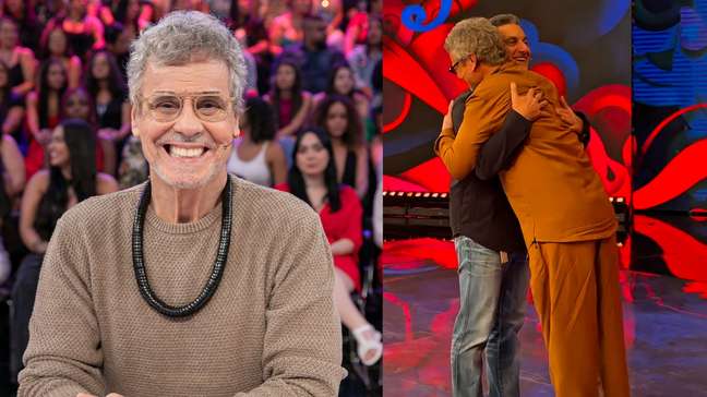 Carlinhos de Jesus aparece andando no 'Domingão com Huck' e emociona público