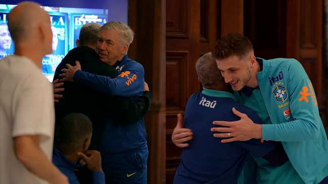 Como foi a chegada da seleção brasileira e os treinos em Londres para amistosos