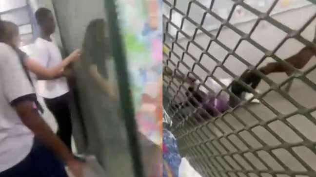 Pitbull invade escola em Belford Roxo e ataca alunos