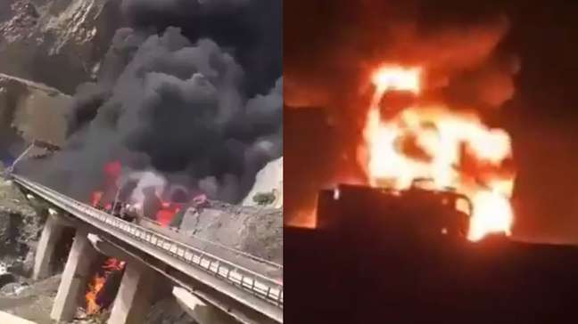 Ônibus com peregrinos indianos que voltavam de Meca pega fogo e deixa 45 mortos na Arábia Saudita