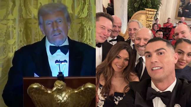 Cristiano Ronaldo participa de jantar com Donald Trump na Casa Branca: ‘Meu filho é fã’