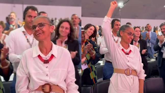 Marina Silva chora ao ser ovacionada em discurso de encerramento da COP30