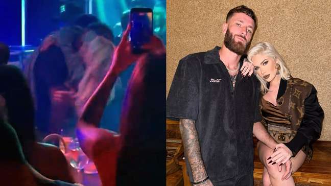 Léo Pereira interrompe festa do Flamengo e pede para voltar com Karoline Lima