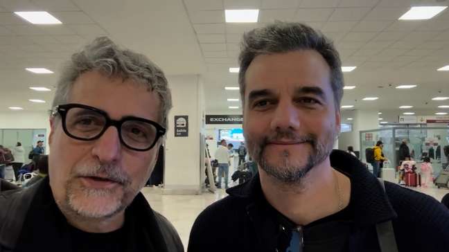 Wagner Moura e Kleber Mendonça Filho comemoram indicações ao Globo de Ouro