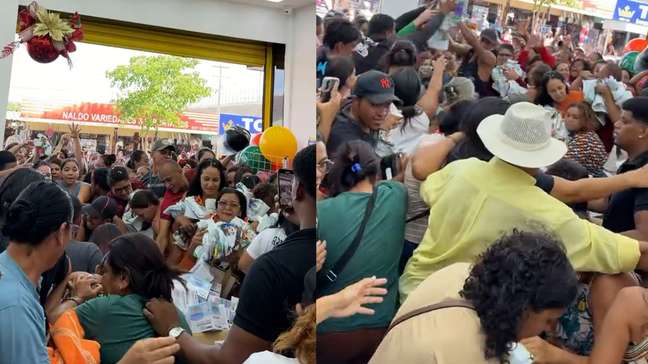 Tumulto marca abertura de loja durante promoção em Serra Talhada (PE)
