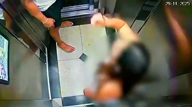 Vídeos mostram agressões antes da morte de mulher que caiu do 10º andar; suspeito é preso