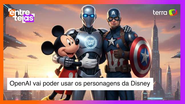 Disney fecha acordo com OpenAI para utilização de personagens no Sora
