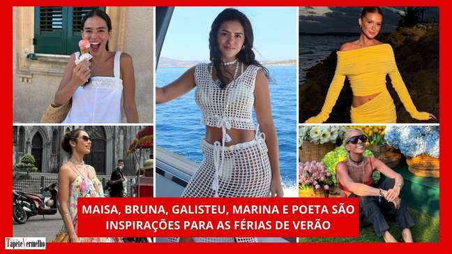É verão: veja 12 looks de férias de Maisa, Marquezine e mais