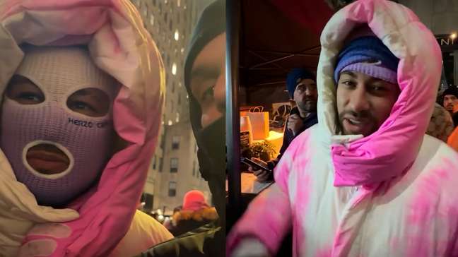 Neymar se disfarça para curtir atração turística em Nova York: ‘Conseguimos’