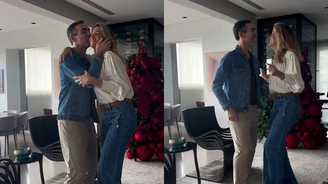 Filha de Tralli flagra apresentador dançando com Ticiane: ‘Felicidade…’