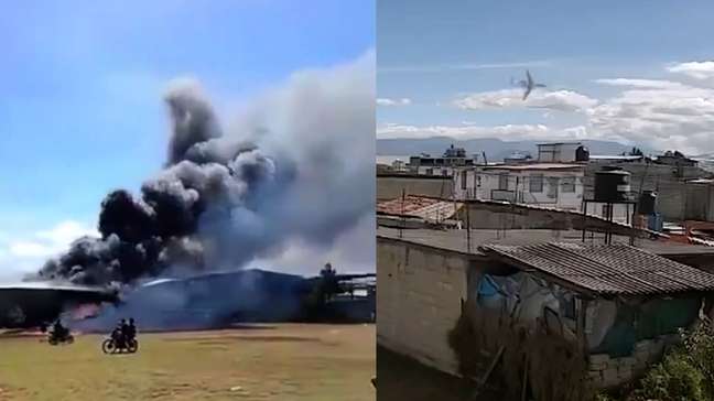 Avião de pequeno porte cai no México