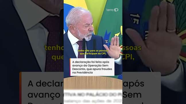 'Se tiver filho meu envolvido em fraude do INSS, ele será investigado', afirma Lula #shorts