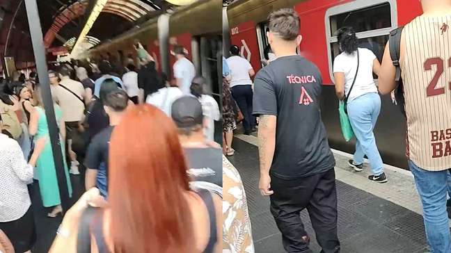 Passageiros entram em pânico após fumaça próxima a trem em São Paulo