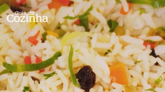 Arroz à grega de Natal 