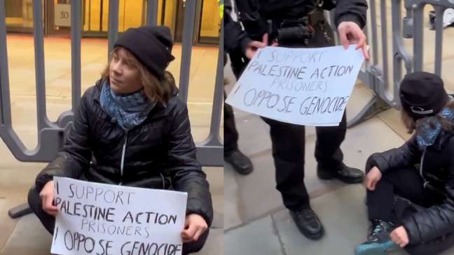 Greta Thunberg é presa em Londres em protesto pró-Palestina