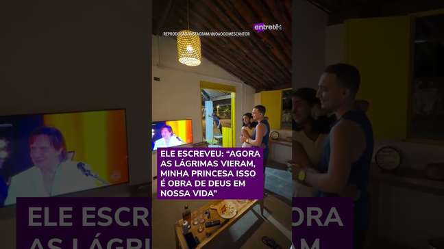 João Gomes e esposa choram com participação do cantor em especial de Roberto Carlos