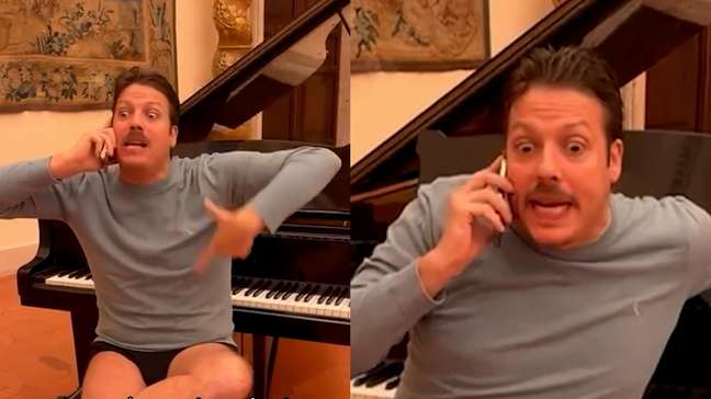 Porchat grava vídeo na embaixada de Roma sobre caso Havaianas, e embaixador nega autorização