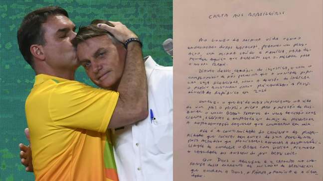‘Entrego o mais importante para um pai, o próprio filho, para resgatar o Brasil’, diz Bolsonaro em carta
