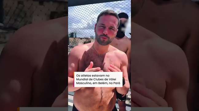 Jogadores poloneses de vôlei fazem vídeo com sátira ao Brasil #shorts