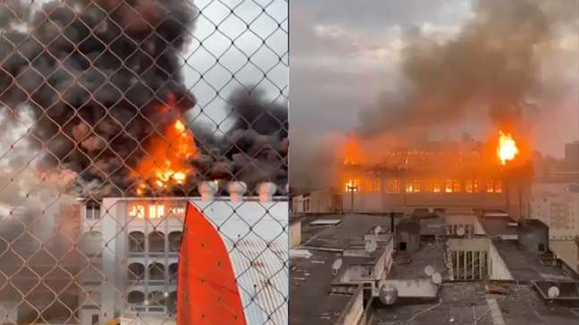 Incêndio atinge colégio centenário em Santa Maria (RS)