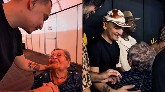 João Gomes registra encontro com fã de 98 anos