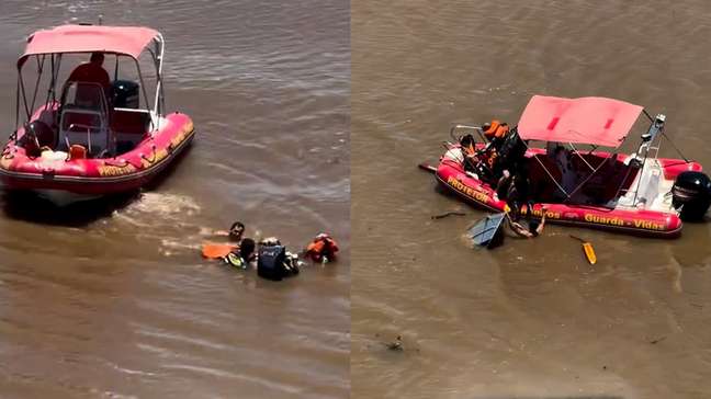 Tempestade vira embarcação e família passa mais de 18 horas à deriva no Rio Paraná