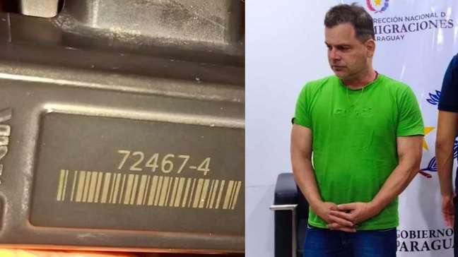 Tornozeleira usada por Silvinei Vasques é encontrada em banheiro de rodoviária no Paraguai