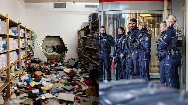 Ladrões usam furadeira e roubam 30 milhões de euros em banco na Alemanha