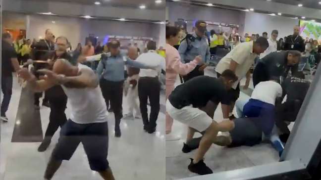 Homem fica bêbado em sala vip de aeroporto, surta e 'entra em confronto' com a PF