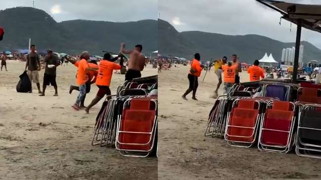 Turista argentino é agredido em praia de Balneário Camboriú após discussão por preço em barraca