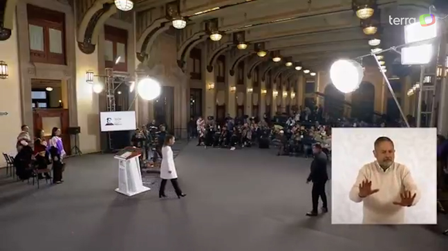 Terremoto interrompe pronunciamento da presidente do México