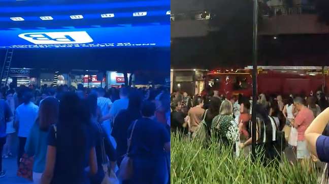 Incêndio atinge loja de shopping no Rio de Janeiro e provoca evacuação