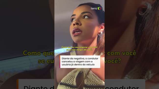 Influenciadora denuncia motorista da Uber por pedir pagamento fora do aplicativo #shorts